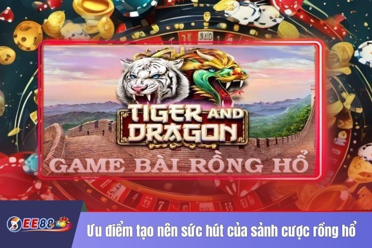 Ưu điểm tạo nên sức hút của sảnh cược rồng hổ