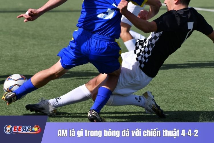 AM là gì trong bóng đá với  chiến thuật 4-4-2 kim cương