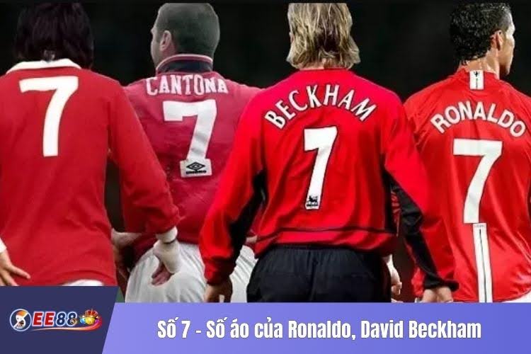 Số 7 - Số áo của Ronaldo, David Beckham